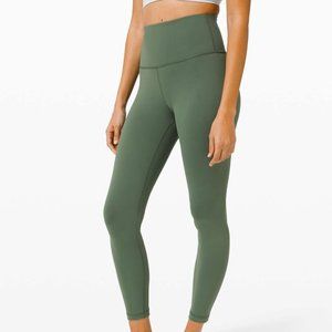 Lululemon Wunder Train High-Rise Tight 25" - 6 - Algae Green